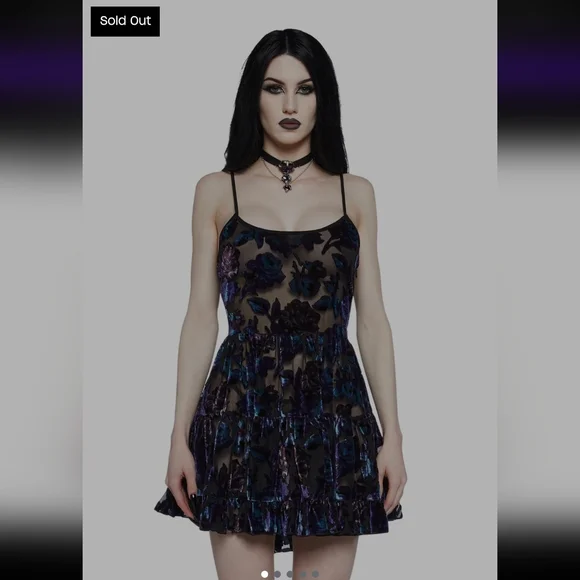 Dolls Kill Widow Mini Dress - Picture 2 of 11